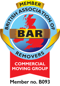 The logo for the British Association of Removers