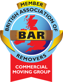 The logo for the British Association of Removers